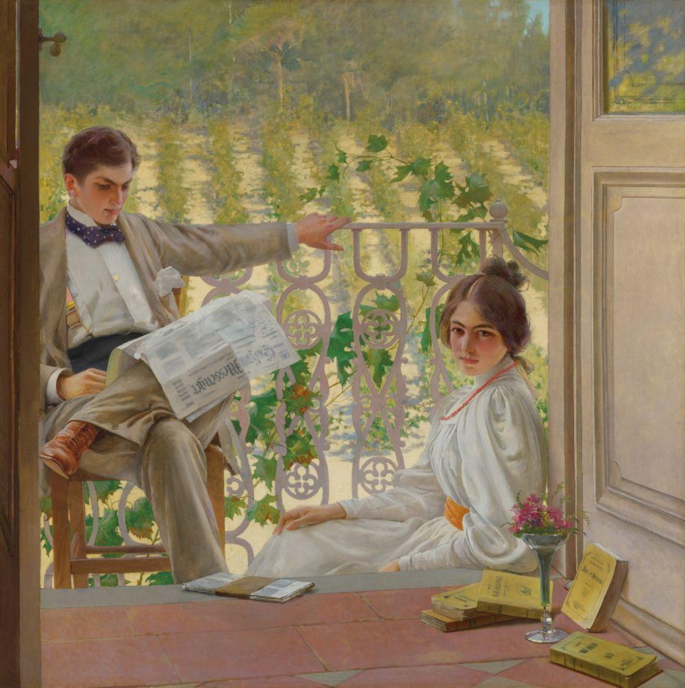 Vittorio Matteo Corcos - dipinto 01