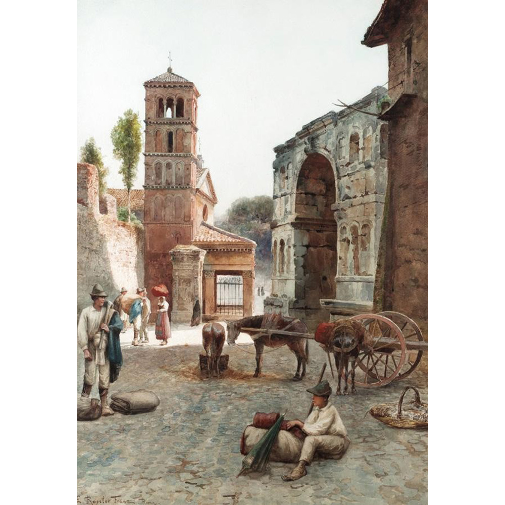 Ettore Roesler Franz - dipinto 02