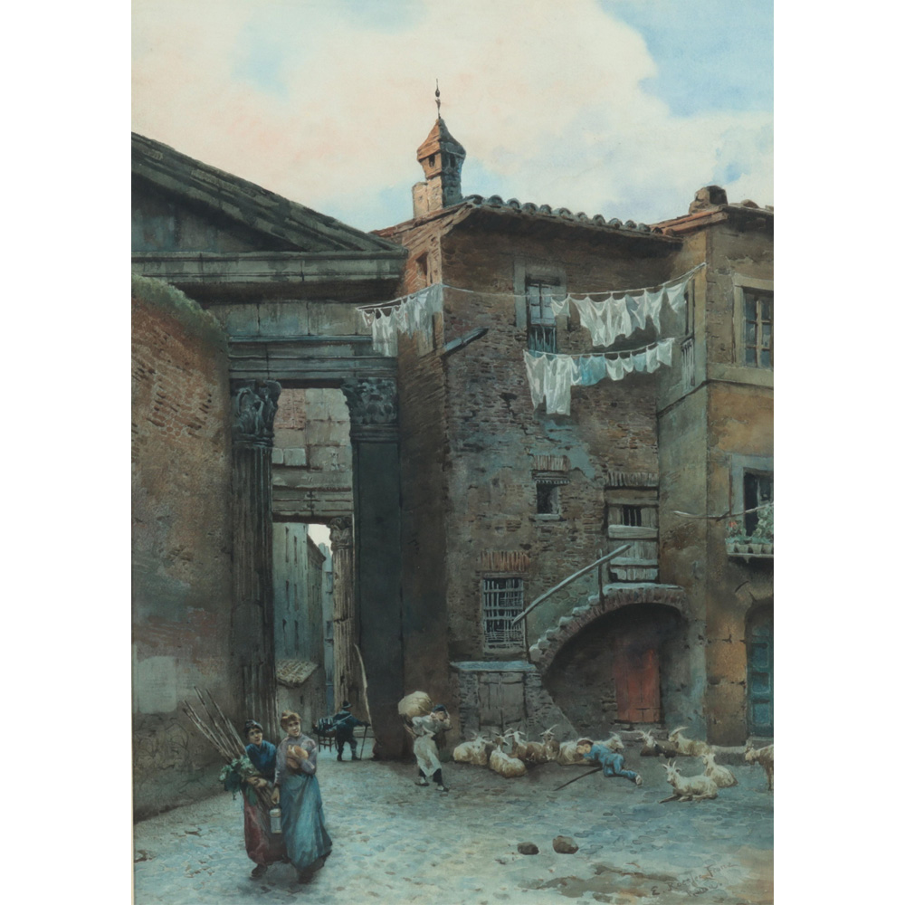 Ettore Roesler Franz - dipinto 05
