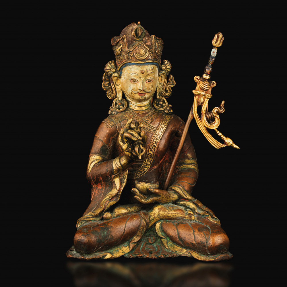 figura di mahamayuri, periodo kangxi, cina, dinastia qing