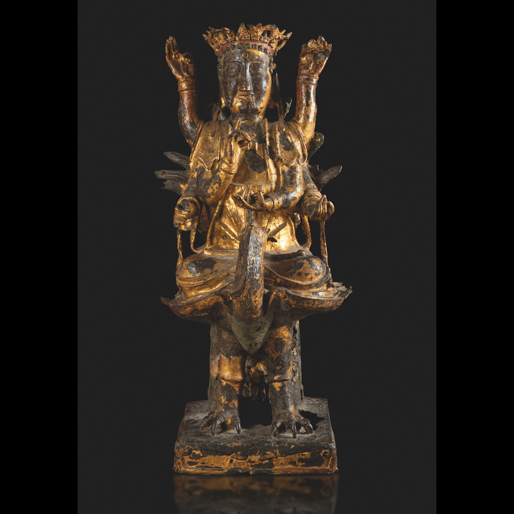 figura di padmasambhava, tibet, xv-xvi sec