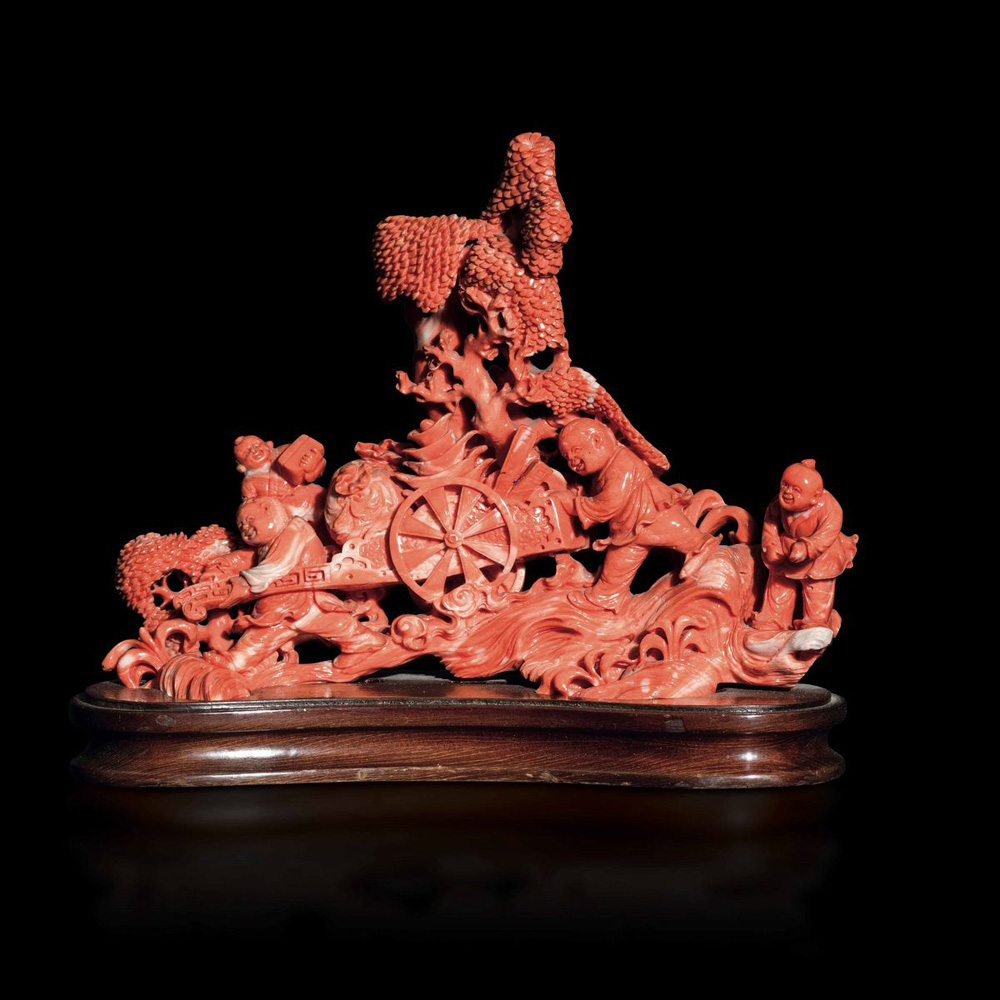 scultura raffigurante guanyin, cina, dinastia qing xix secolo